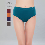 Women Pack Of 5 Assorted Hipster Briefs